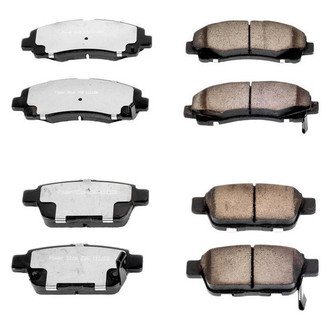 PowerStop® - Z36 Extreme Truck and Tow Carbon-Fiber Ceramic Front and Rear Brake Pad Set