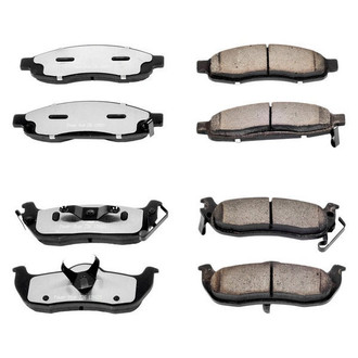 PowerStop® - Z36 Extreme Truck and Tow Carbon-Fiber Ceramic Front and Rear Brake Pad Set