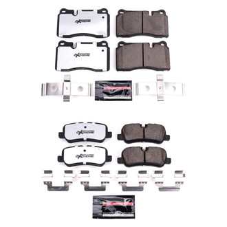 PowerStop® - Z36 Extreme Truck and Tow Carbon-Fiber Ceramic Front and Rear Brake Pad Set