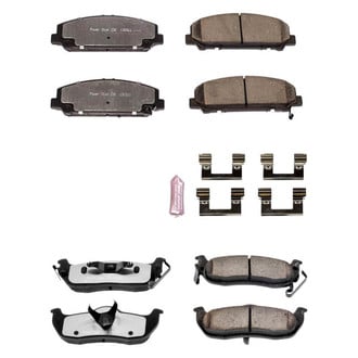 PowerStop® - Z36 Extreme Truck and Tow Carbon-Fiber Ceramic Front and Rear Brake Pad Set