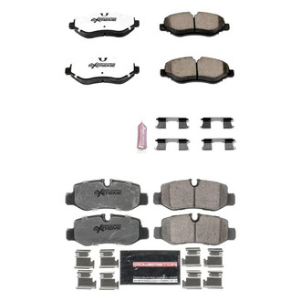 PowerStop® - Z36 Extreme Truck and Tow Carbon-Fiber Ceramic Front and Rear Brake Pad Set