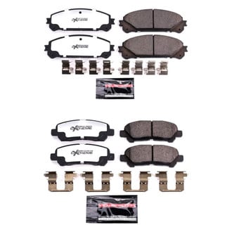 PowerStop® - Z36 Extreme Truck and Tow Carbon-Fiber Ceramic Front and Rear Brake Pad Set