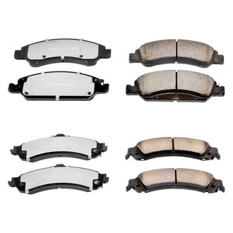 PowerStop® - Z36 Extreme Truck and Tow Carbon-Fiber Ceramic Front and Rear Brake Pad Set