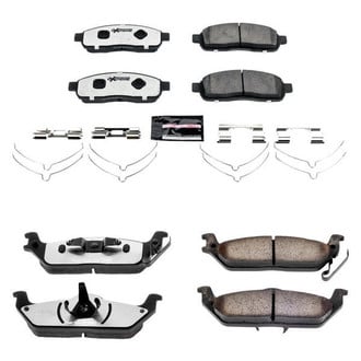 PowerStop® - Z36 Extreme Truck and Tow Carbon-Fiber Ceramic Front and Rear Brake Pad Set
