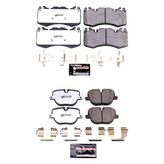 PowerStop® - Z36 Extreme Truck and Tow Carbon-Fiber Ceramic Front and Rear Brake Pad Set