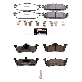 PowerStop® - Z36 Extreme Truck and Tow Carbon-Fiber Ceramic Front and Rear Brake Pad Set