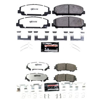 PowerStop® - Z36 Extreme Truck and Tow Carbon-Fiber Ceramic Front and Rear Brake Pad Set