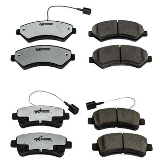 PowerStop® - Z36 Extreme Truck and Tow Carbon-Fiber Ceramic Front and Rear Brake Pad Set