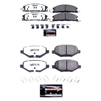 PowerStop® - Z36 Extreme Truck and Tow Carbon-Fiber Ceramic Front and Rear Brake Pad Set