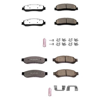 PowerStop® - Z36 Extreme Truck and Tow Carbon-Fiber Ceramic Front and Rear Brake Pad Set