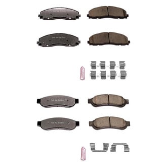 PowerStop® - Z36 Extreme Truck and Tow Carbon-Fiber Ceramic Front and Rear Brake Pad Set