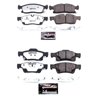 PowerStop® - Z36 Extreme Truck and Tow Carbon-Fiber Ceramic Front and Rear Brake Pad Set