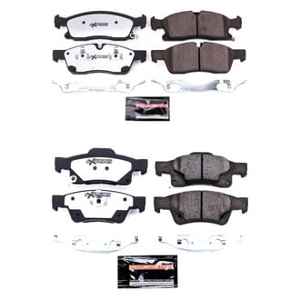 PowerStop® - Z36 Extreme Truck and Tow Carbon-Fiber Ceramic Front and Rear Brake Pad Set