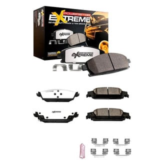 PowerStop® - Z36 Extreme Truck and Tow Carbon-Fiber Ceramic Front and Rear Brake Pad Set