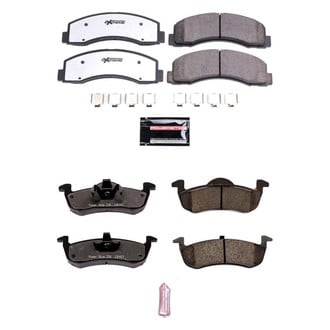 PowerStop® - Z36 Extreme Truck and Tow Carbon-Fiber Ceramic Front and Rear Brake Pad Set