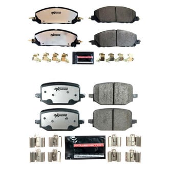 PowerStop® - Z36 Extreme Truck and Tow Carbon-Fiber Ceramic Front and Rear Brake Pad Set