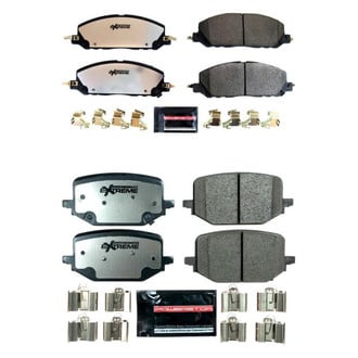 PowerStop® - Z36 Extreme Truck and Tow Carbon-Fiber Ceramic Front and Rear Brake Pad Set