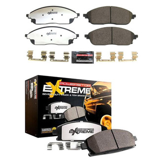 PowerStop® - Z36 Extreme Truck and Tow Carbon-Fiber Ceramic Front and Rear Brake Pad Set