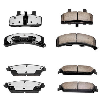 PowerStop® - Z36 Extreme Truck and Tow Carbon-Fiber Ceramic Front and Rear Brake Pad Set