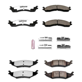 PowerStop® - Z36 Extreme Truck and Tow Carbon-Fiber Ceramic Front and Rear Brake Pad Set