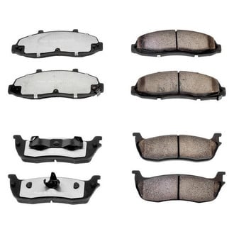 PowerStop® - Z36 Extreme Truck and Tow Carbon-Fiber Ceramic Front and Rear Brake Pad Set