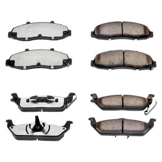 PowerStop® - Z36 Extreme Truck and Tow Carbon-Fiber Ceramic Front and Rear Brake Pad Set