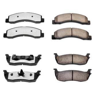 PowerStop® - Z36 Extreme Truck and Tow Carbon-Fiber Ceramic Front and Rear Brake Pad Set