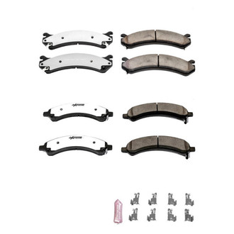PowerStop® - Z36 Extreme Truck and Tow Carbon-Fiber Ceramic Front and Rear Brake Pad Set