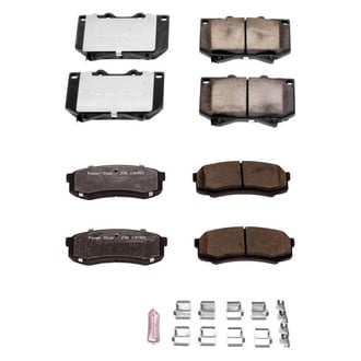 PowerStop® - Z36 Extreme Truck and Tow Carbon-Fiber Ceramic Front and Rear Brake Pad Set