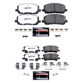 PowerStop® - Z36 Extreme Truck and Tow Carbon-Fiber Ceramic Front and Rear Brake Pad Set