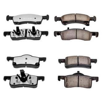 PowerStop® - Z36 Extreme Truck and Tow Carbon-Fiber Ceramic Front and Rear Brake Pad Set