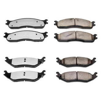 PowerStop® - Z36 Extreme Truck and Tow Carbon-Fiber Ceramic Front and Rear Brake Pad Set