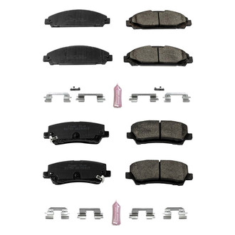 PowerStop® - Z23 Evolution Sport Performance Carbon-Fiber Ceramic Front and Rear Brake Pad Set