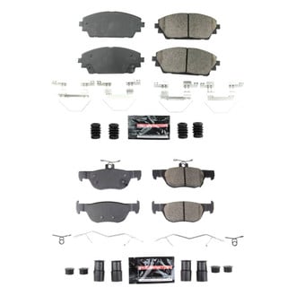PowerStop® - Z23 Evolution Sport Performance Carbon-Fiber Ceramic Front and Rear Brake Pad Set