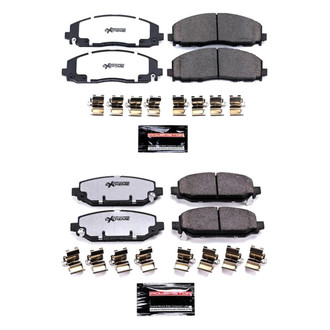 PowerStop® - Z36 Extreme Truck and Tow Carbon-Fiber Ceramic Front and Rear Brake Pad Set
