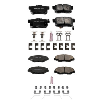 PowerStop® - Z23 Evolution Sport Performance Carbon-Fiber Ceramic Front and Rear Brake Pad Set