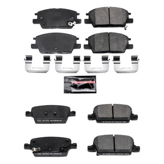 PowerStop® - Z23 Evolution Sport Performance Carbon-Fiber Ceramic Front and Rear Brake Pad Set
