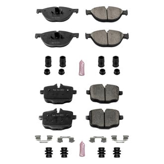 PowerStop® - Z23 Evolution Sport Performance Carbon-Fiber Ceramic Front and Rear Brake Pad Set