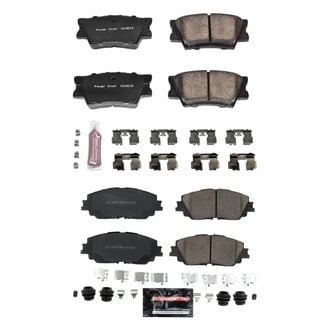 PowerStop® - Z23 Evolution Sport Performance Carbon-Fiber Ceramic Front and Rear Brake Pad Set