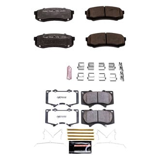 PowerStop® - Z36 Extreme Truck and Tow Carbon-Fiber Ceramic Front and Rear Brake Pad Set