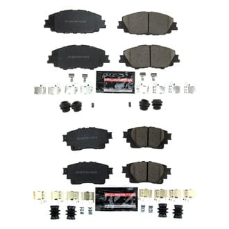 PowerStop® - Z23 Evolution Sport Performance Carbon-Fiber Ceramic Front and Rear Brake Pad Set