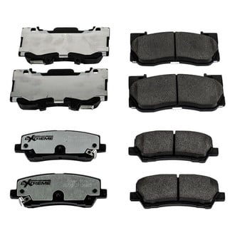 PowerStop® - Z26 Extreme Street Performance Carbon-Fiber Ceramic Front and Rear Brake Pad Set