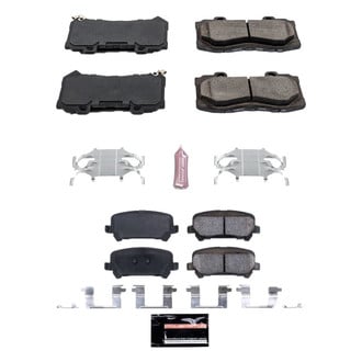 PowerStop® - Z23 Evolution Sport Performance Carbon-Fiber Ceramic Front and Rear Brake Pad Set