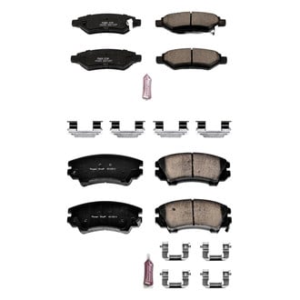 PowerStop® - Z23 Evolution Sport Performance Carbon-Fiber Ceramic Front and Rear Brake Pad Set