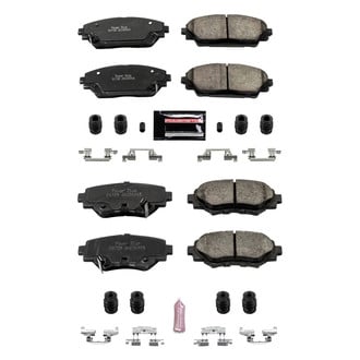 PowerStop® - Z23 Evolution Sport Performance Carbon-Fiber Ceramic Front and Rear Brake Pad Set