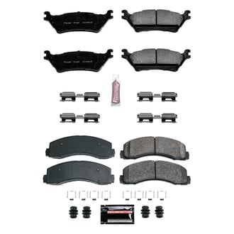 PowerStop® - Z23 Evolution Sport Performance Carbon-Fiber Ceramic Front and Rear Brake Pad Set