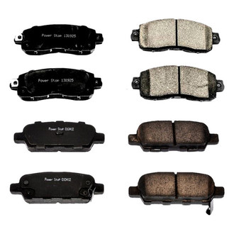 PowerStop® - Z16 Evolution Clean Ride Ceramic Front and Rear Disc Brake Pad Set