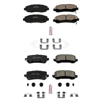 PowerStop® - Z23 Evolution Sport Performance Carbon-Fiber Ceramic Front and Rear Brake Pad Set