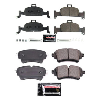 PowerStop® - Z23 Evolution Sport Performance Carbon-Fiber Ceramic Front and Rear Brake Pad Set