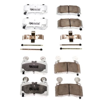 PowerStop® - Z26 Extreme Street Performance Carbon-Fiber Ceramic Front and Rear Brake Pad Set